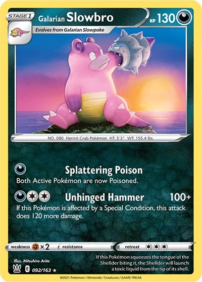 Galarian Slowbro #92 Battle Styles