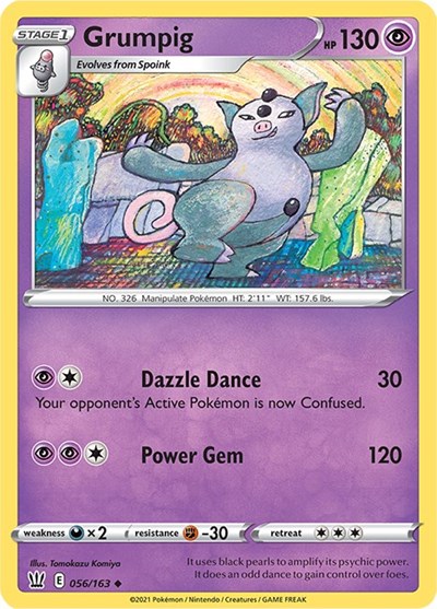 Grumpig #56 Battle Styles