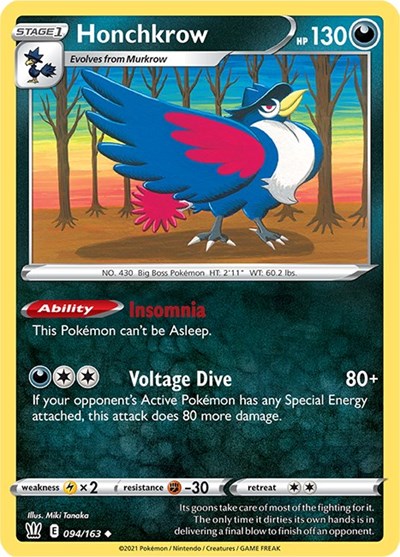 Honchkrow #94 Battle Styles
