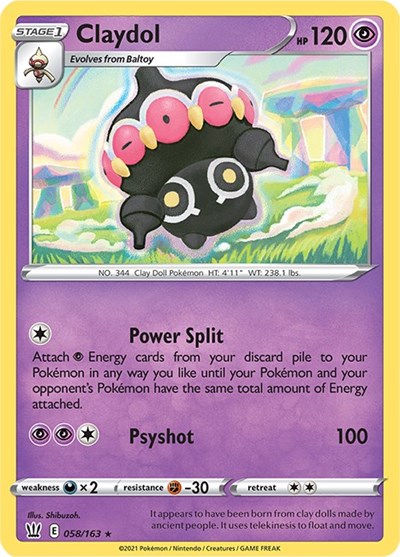 Claydol #58 Battle Styles