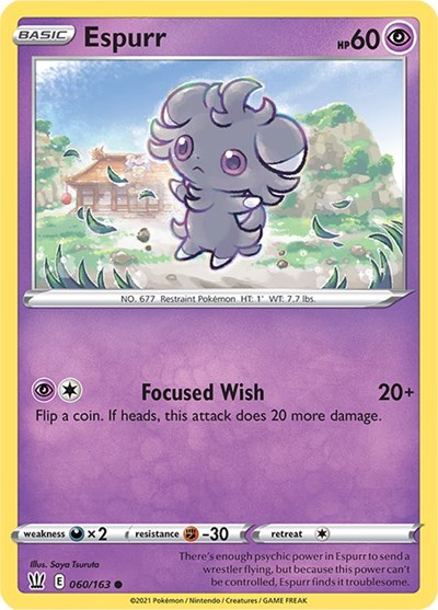 Espurr #60 Battle Styles