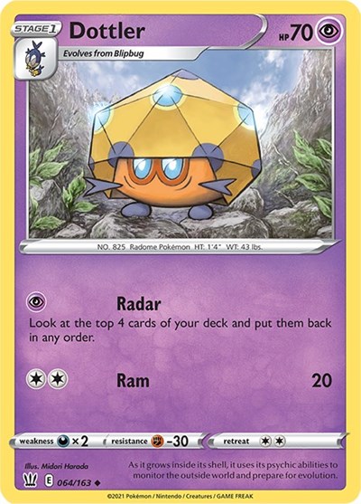 Dottler #64 Battle Styles