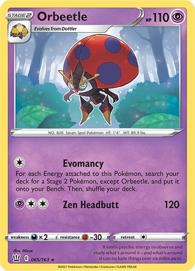 Orbeetle #65 Battle Styles