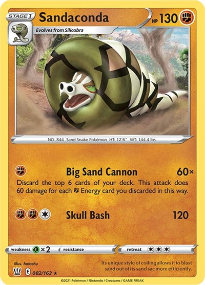 Sandaconda #82 Battle Styles