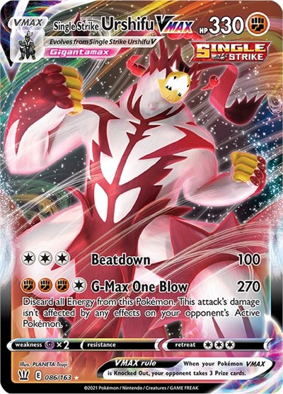Single Strike Urshifu VMAX #86 Battle Styles