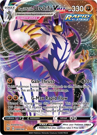 Rapid Strike Urshifu VMAX #88 Battle Styles