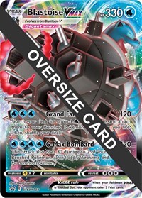Blastoise VMAX #SWSH103 Jumbo Cards