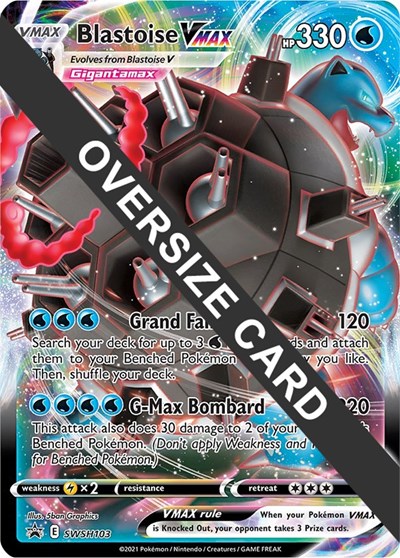 Blastoise VMAX #SWSH103 Jumbo Cards