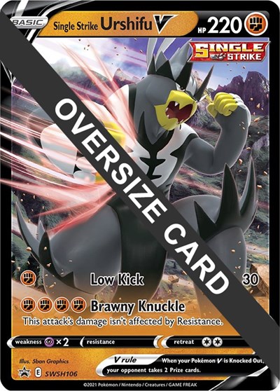 Single Strike Urshifu V #SWSH106 Jumbo Cards