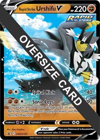 Rapid Strike Urshifu V #SWSH107 Jumbo Cards