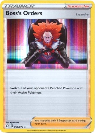 Boss's Orders #58 Deck Exclusives