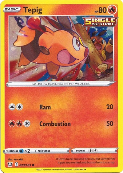Tepig #23 Miscellaneous Cards & Products