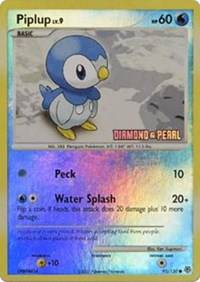 Piplup [Diamond and Pearl] #93 Burger King Promos