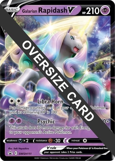 Galarian Rapidash V #SWSH111 Jumbo Cards