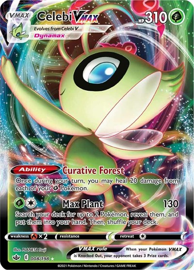 Celebi VMAX #8 Chilling Reign