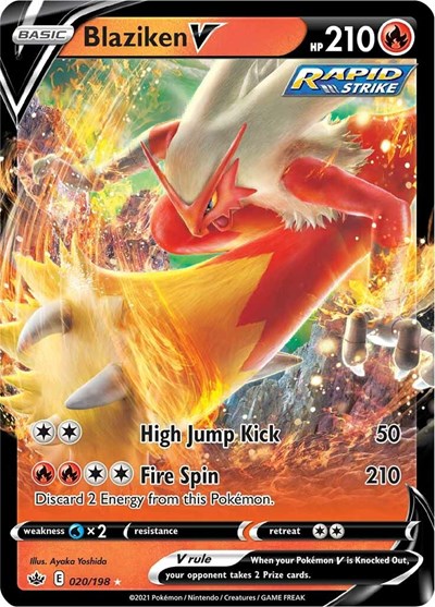 Blaziken V #20 Chilling Reign