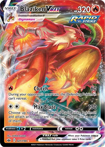 Blaziken VMAX #21 Chilling Reign