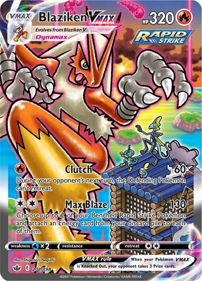 Blaziken VMAX #201 Chilling Reign