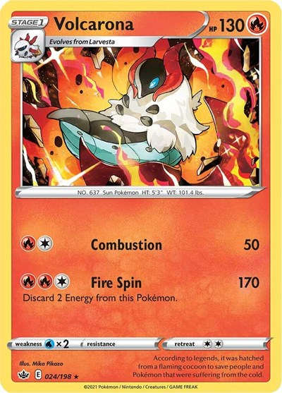 Volcarona #24 Chilling Reign
