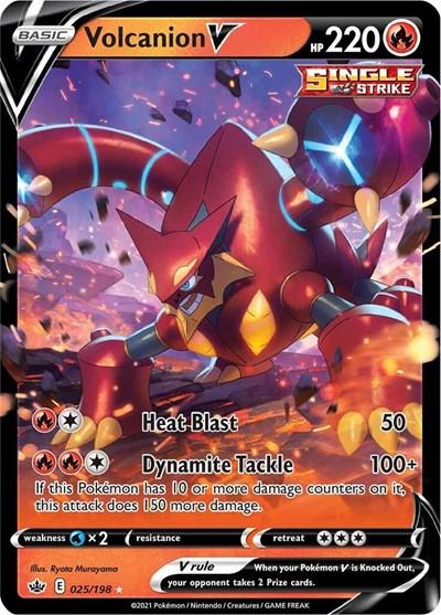 Volcanion V #25 Chilling Reign