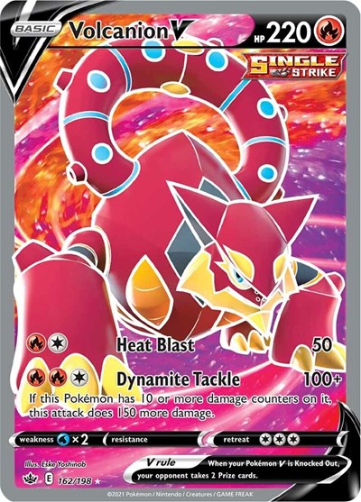 Volcanion V #162 Chilling Reign