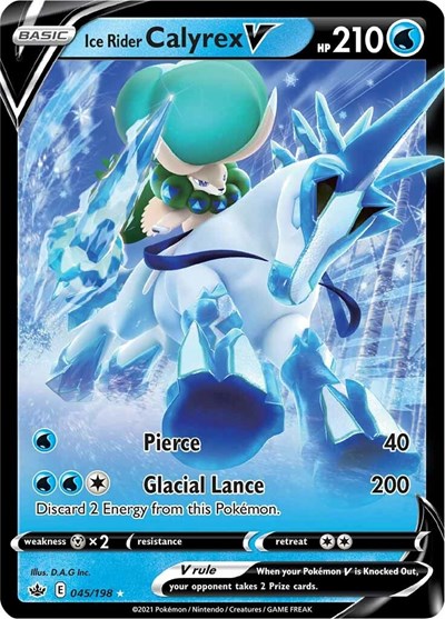 Ice Rider Calyrex V #45 Chilling Reign