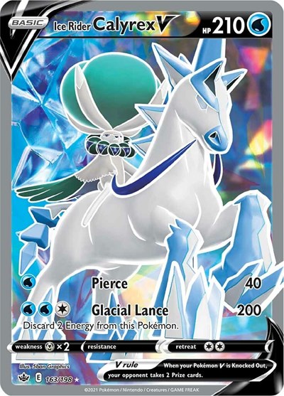 Ice Rider Calyrex V #163 Chilling Reign