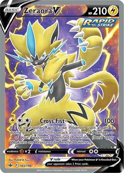 Zeraora V #165 Chilling Reign