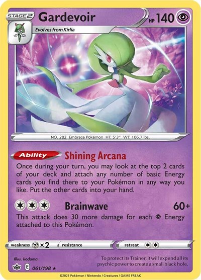 Gardevoir #61 Chilling Reign