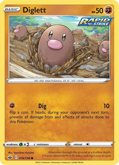 Diglett #76 Chilling Reign