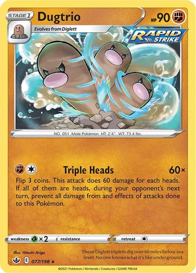 Dugtrio #77 Chilling Reign
