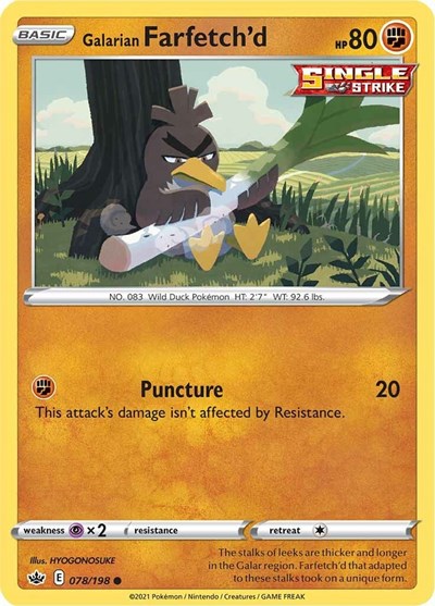 Galarian Farfetch'd #78 Chilling Reign