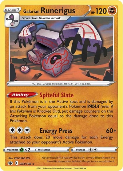 Galarian Runerigus #83 Chilling Reign