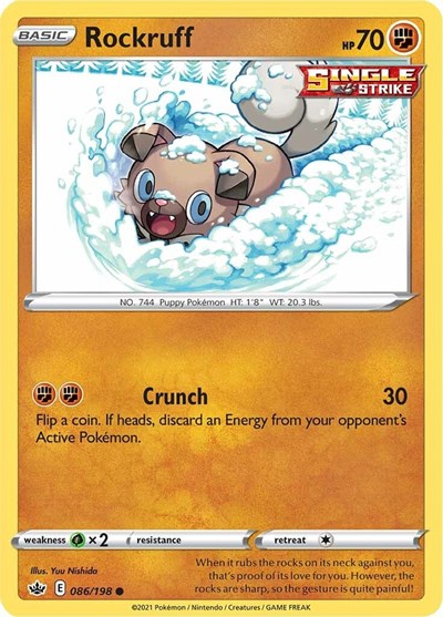 Rockruff #86 Chilling Reign