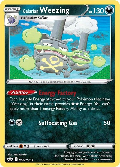 Galarian Weezing #96 Chilling Reign