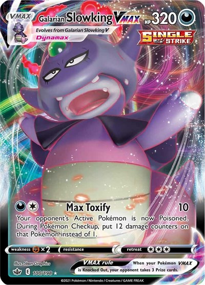 Galarian Slowking VMAX #100 Chilling Reign