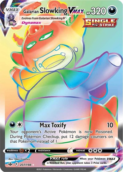 Galarian Slowking VMAX #207 Chilling Reign