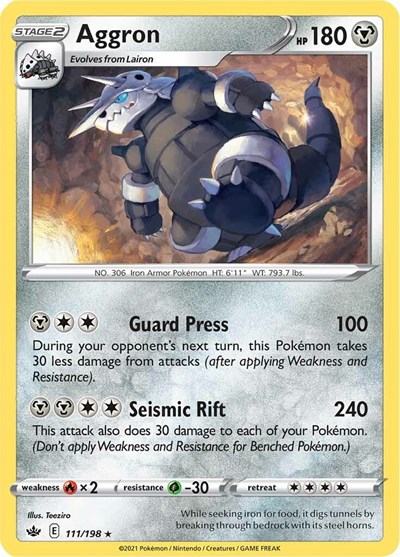 Aggron #111 Chilling Reign