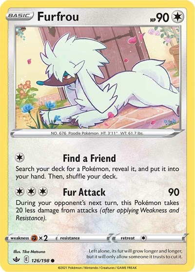 Furfrou #126 Chilling Reign