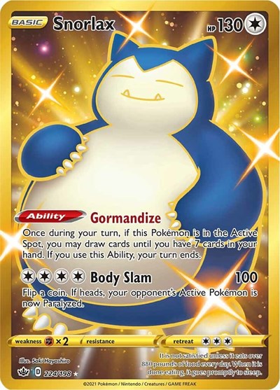Snorlax #224 Chilling Reign