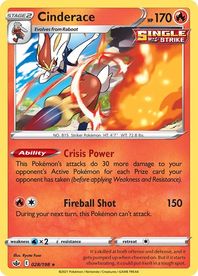 Cinderace #28 Deck Exclusives