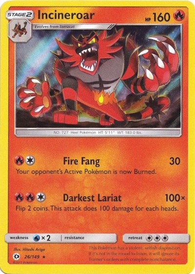 Incineroar #26 Miscellaneous Cards & Products