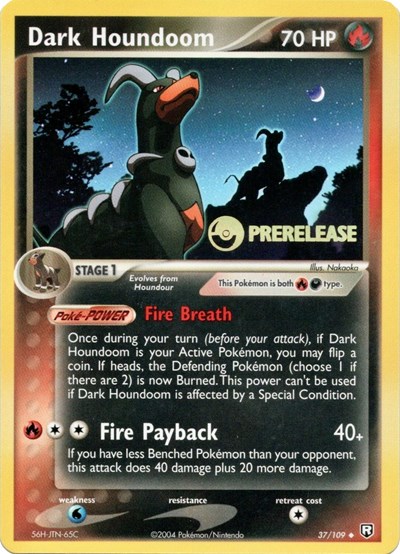 Dark Houndoom #37 Nintendo Promos