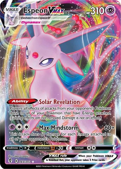 Espeon VMAX #65 Evolving Skies