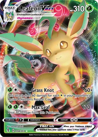 Leafeon VMAX #8 Evolving Skies