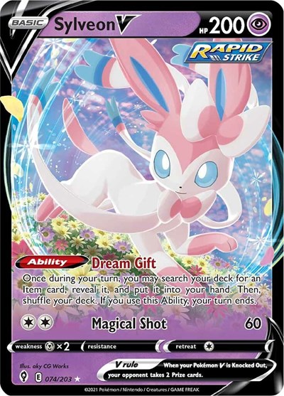 Sylveon V #74 Evolving Skies