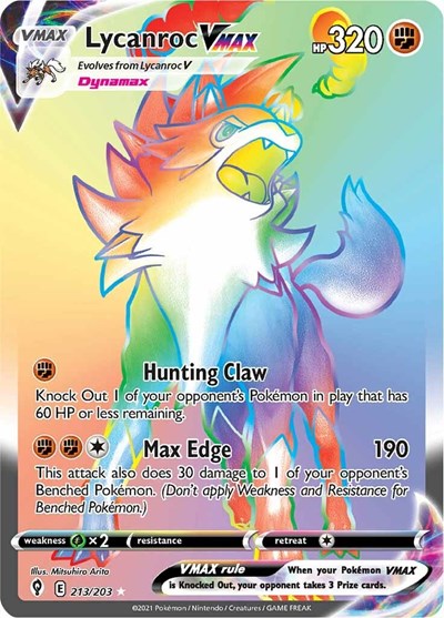 Lycanroc VMAX #213 Evolving Skies
