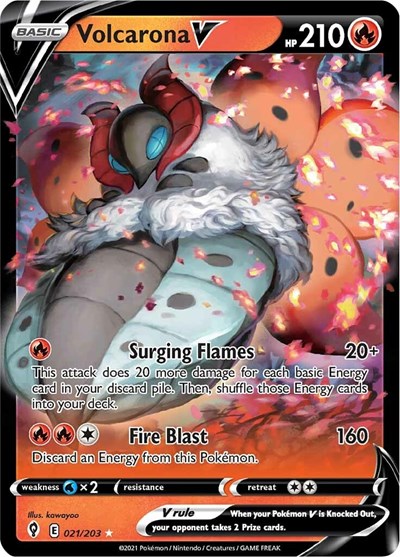 Volcarona V #21 Evolving Skies