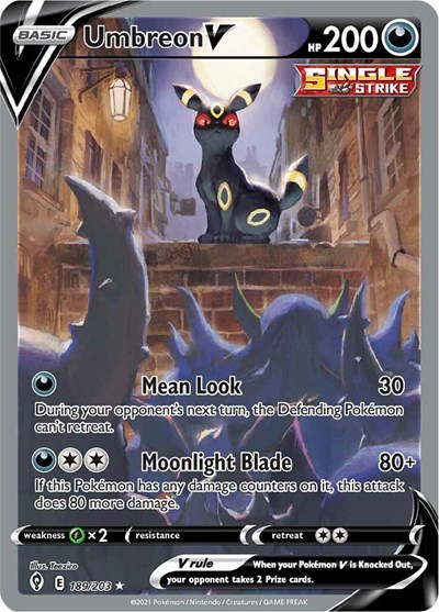 Umbreon V #189 Evolving Skies