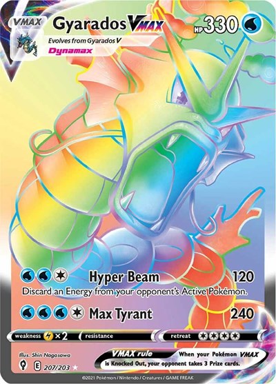 Gyarados VMAX #207 Evolving Skies